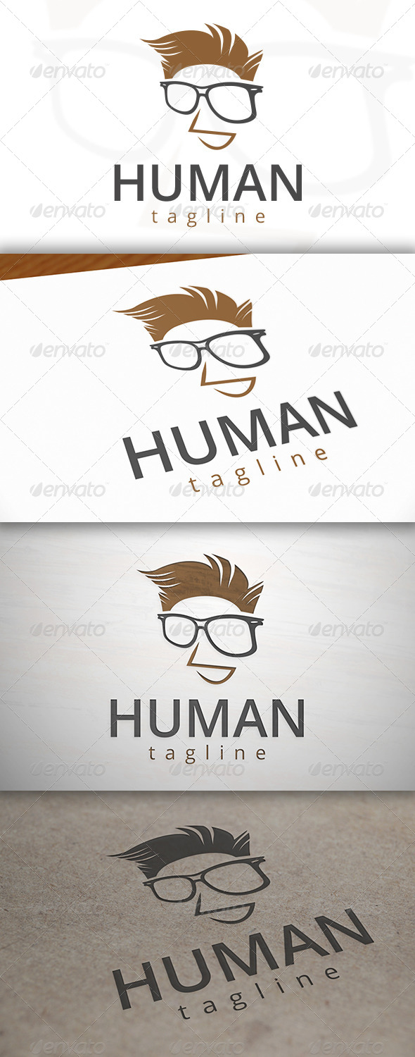 Geek Father Logo - Humans Logo Templates