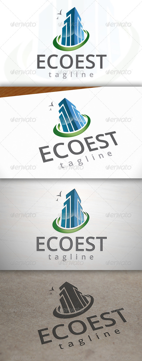 Eco Estate Logo - Buildings Logo Templates