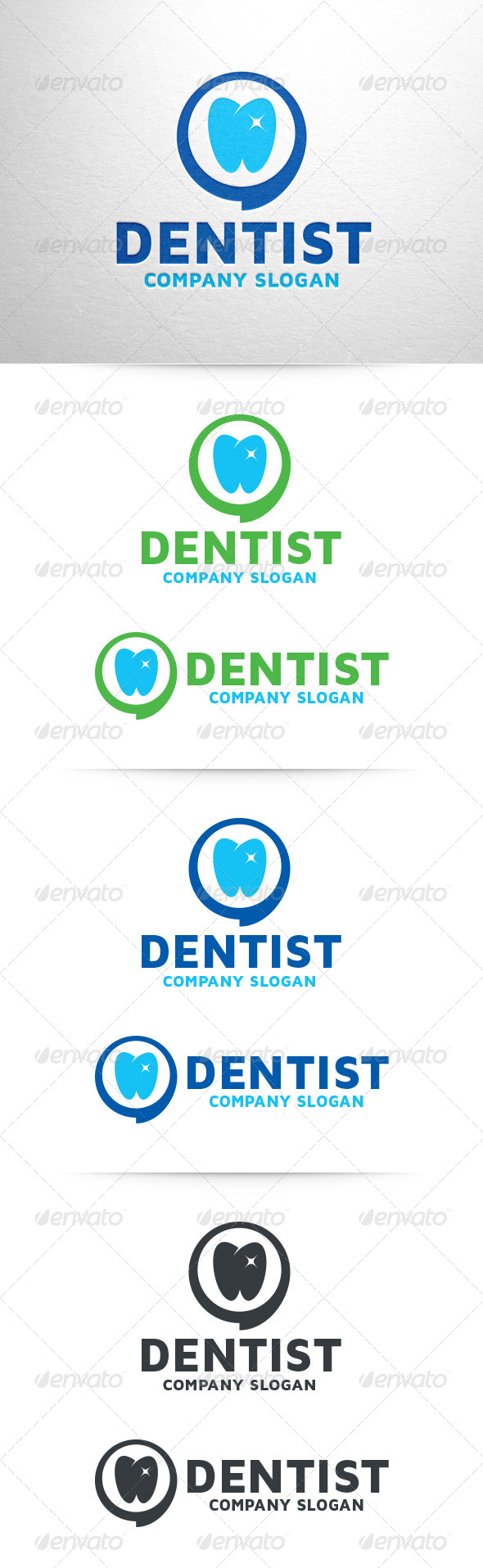 Dentist Logo Template - Symbols Logo Templates