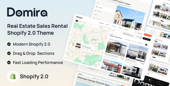 Domira – Real Estate Sales & Rental Shopify 2.0 Theme