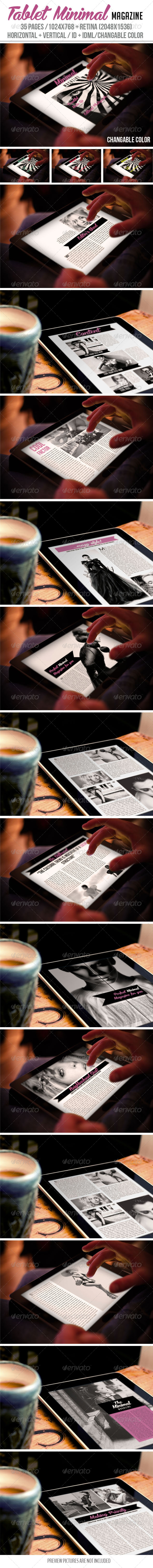 iPad & Tablet Minimal Magazine - Digital Magazines ePublishing