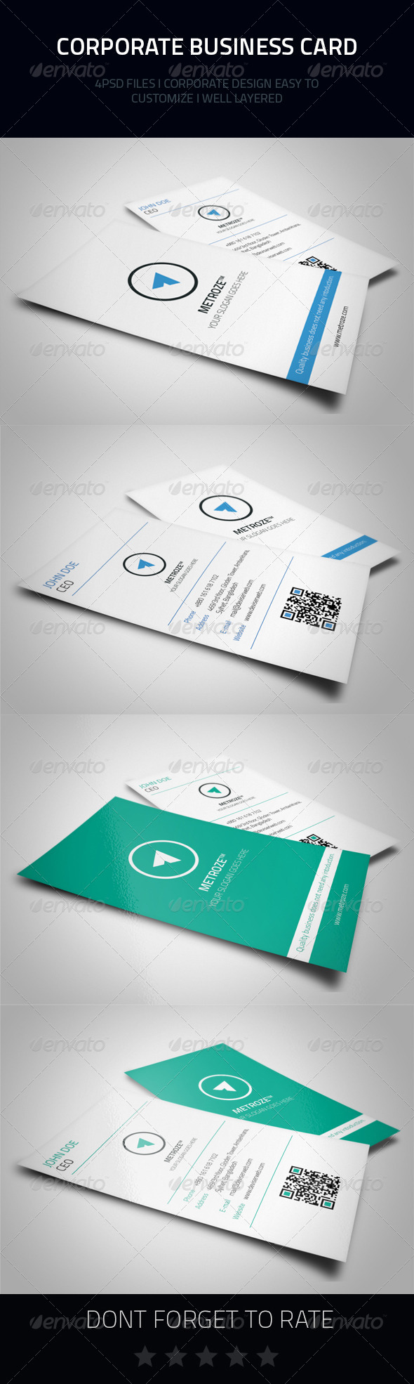 Corporate Business Card - Corporate Business Cards