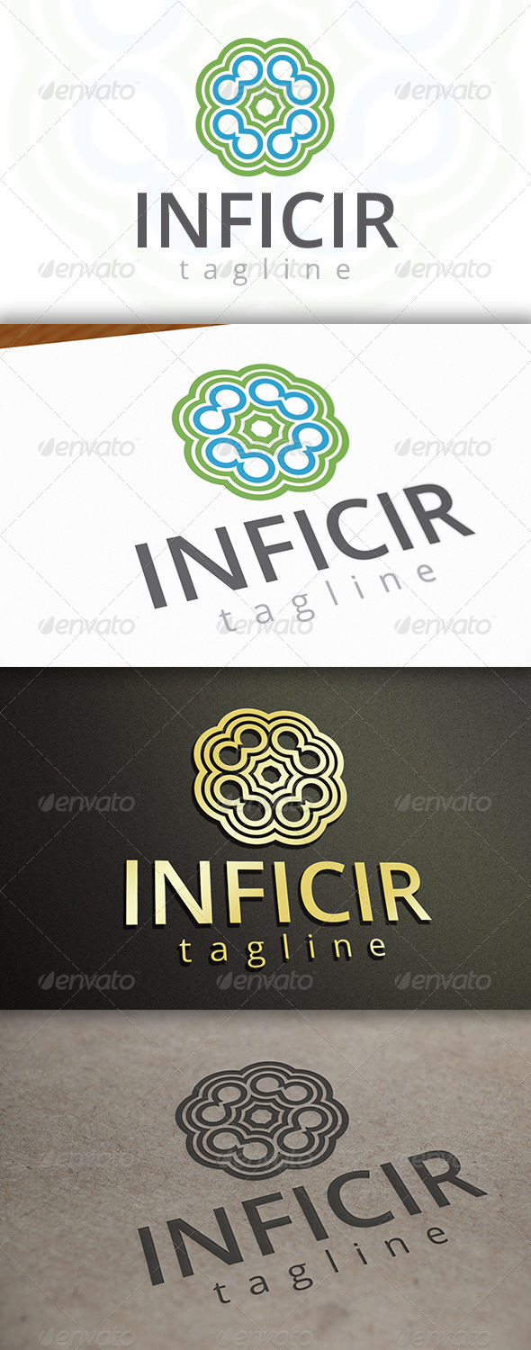 Infinite Circles Logo - Vector Abstract