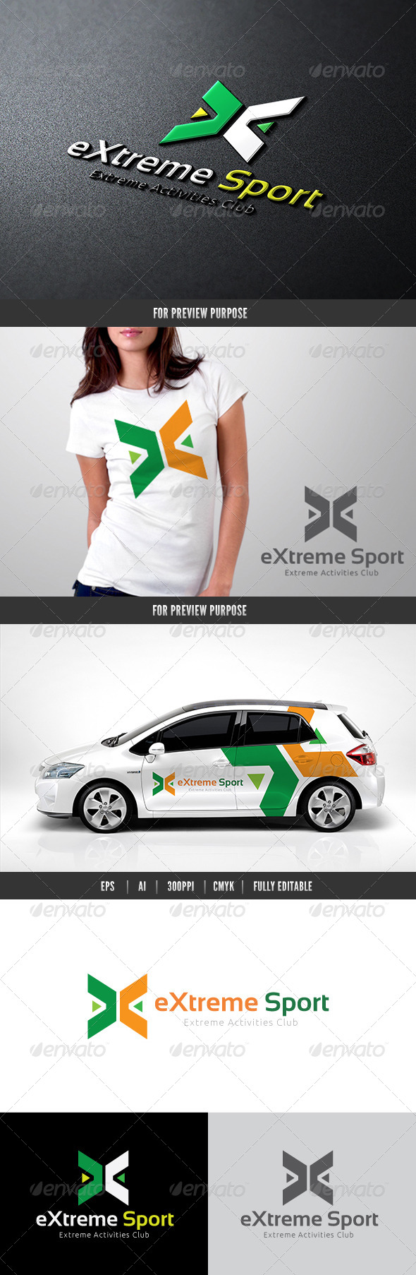 Extreme Sport - Letters Logo Templates