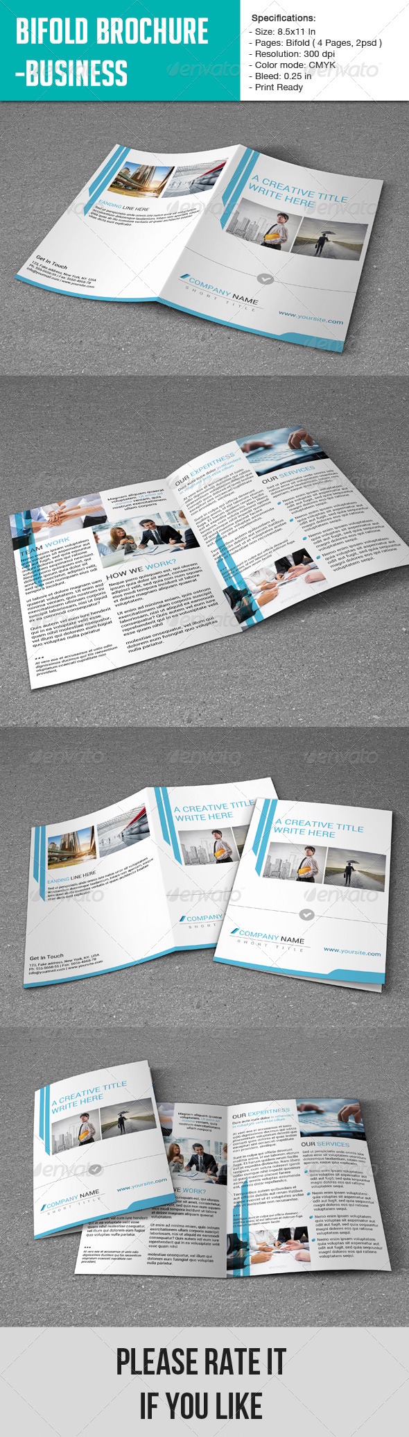 Bifold Brochure- Business - Corporate Brochures