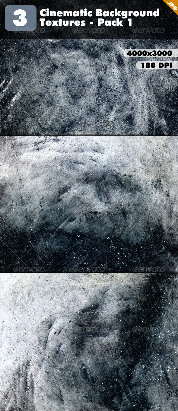 Cinematic Background Textures - Pack 1 - Industrial / Grunge Textures