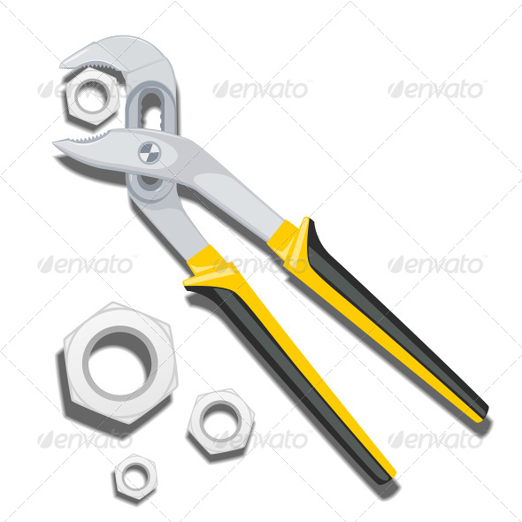 Large Pliers of Nuts - Industries Business
