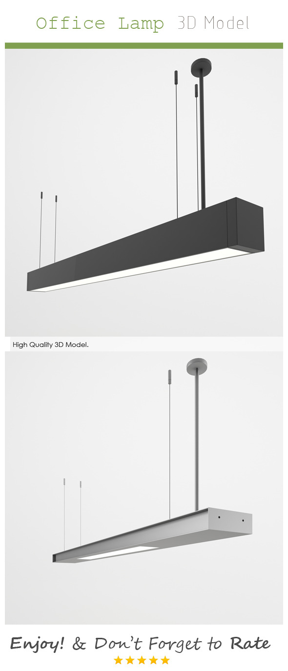 Office Lamp 3D - 3Docean 6927420