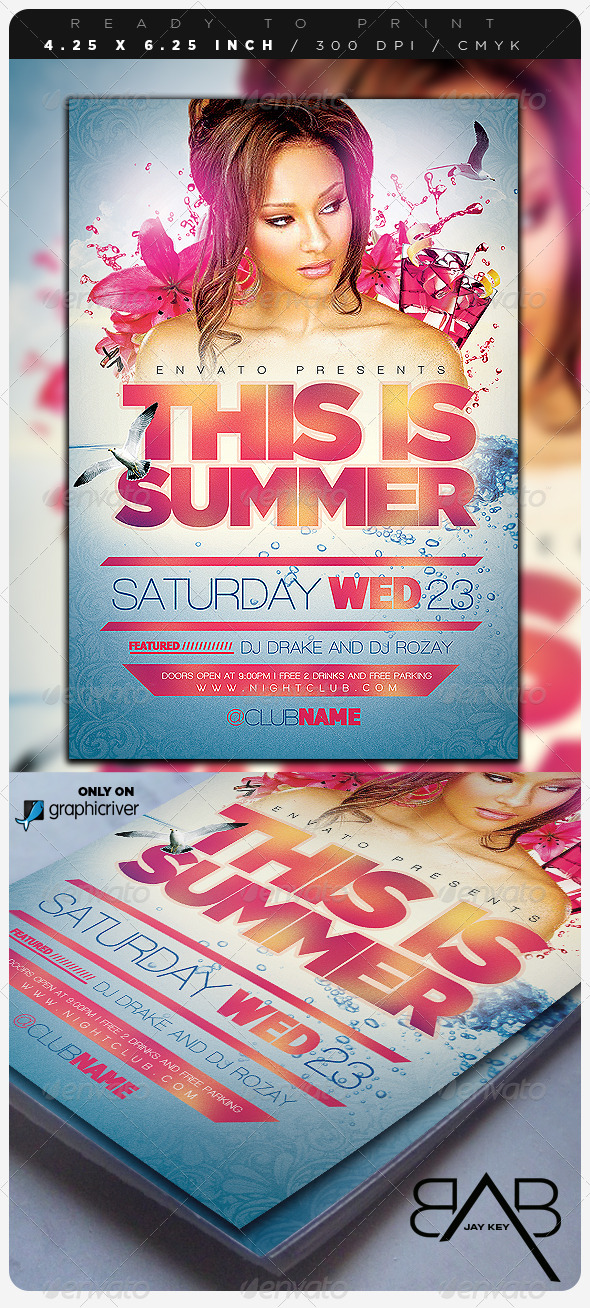 Summer Event Party Flyer - Events Flyers