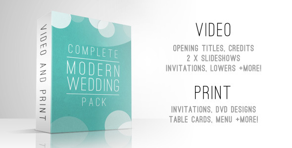Complete Modern Wedding - VideoHive 6928975