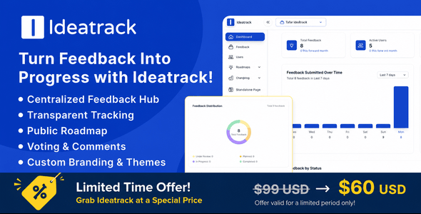 IdeaTrack – Complete Saas Feedback & Idea Management Solution