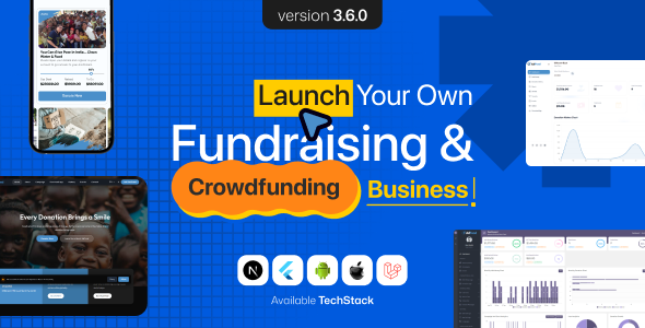 AdFund - Fund Raising Platform Website | Android-iOS App | Admin Panel