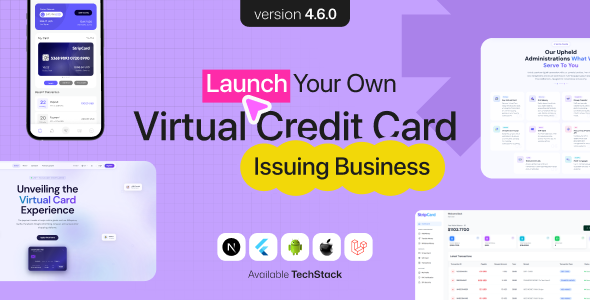StripCard - Virtual Credit Card Full Solution