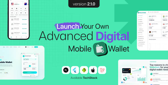 Walletium - Digital Wallet and Payment Gateway Full Solution