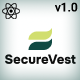 SecureVest - React Digital Banking & Financial Services Template