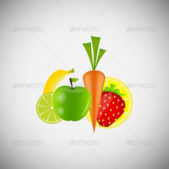 Fruit and Vegetables - Buildings Objects