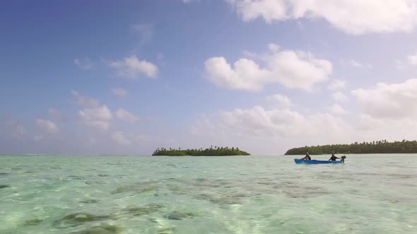 Small boat trip in Cocos Island, Australia alt