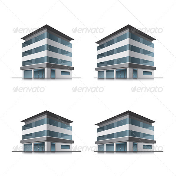 Hotel or Office Buildings - Buildings Objects