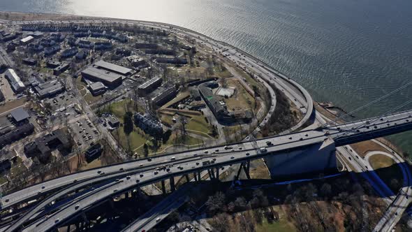 New York Brooklyn and Harbor Verrazano Bridge alt