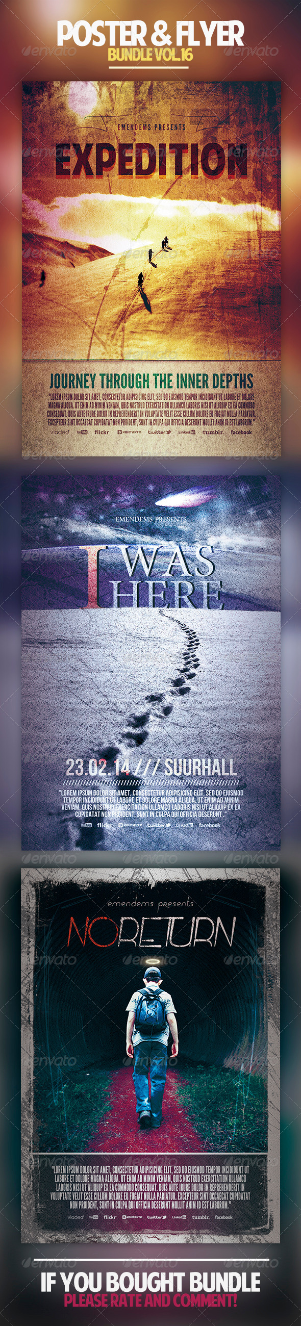 Poster & Flyer Bundle Vol.16 - Miscellaneous Events