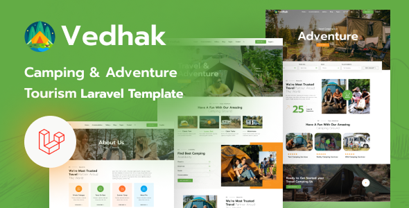 Vedhak – Adventure Tours and Travel Laravel Template