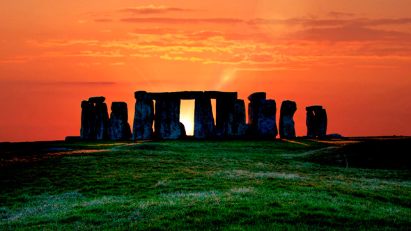 Stonehenge Sunset 4K Timelapse