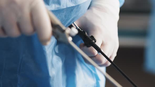Operation Using Laparoscopic Equipment alt