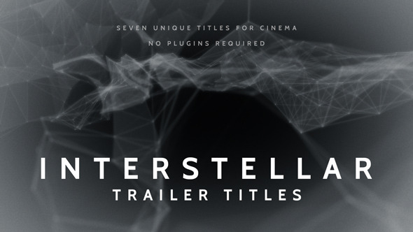 Interstellar Trailer Titles - VideoHive 6941779
