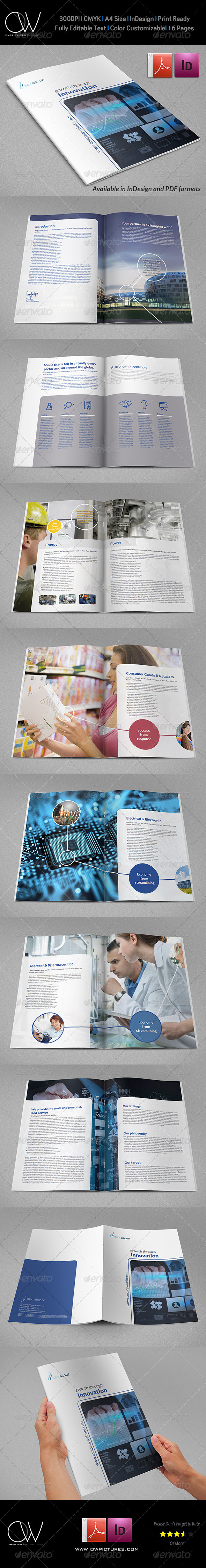Corporate Brochure Template Vol.27 - 16 Pages - Corporate Brochures