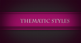 Thematic Sets of Graphic Styles,