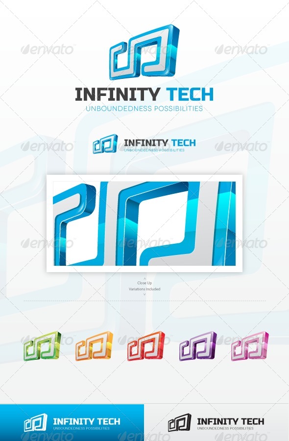 Infinitech Logo - Symbols Logo Templates