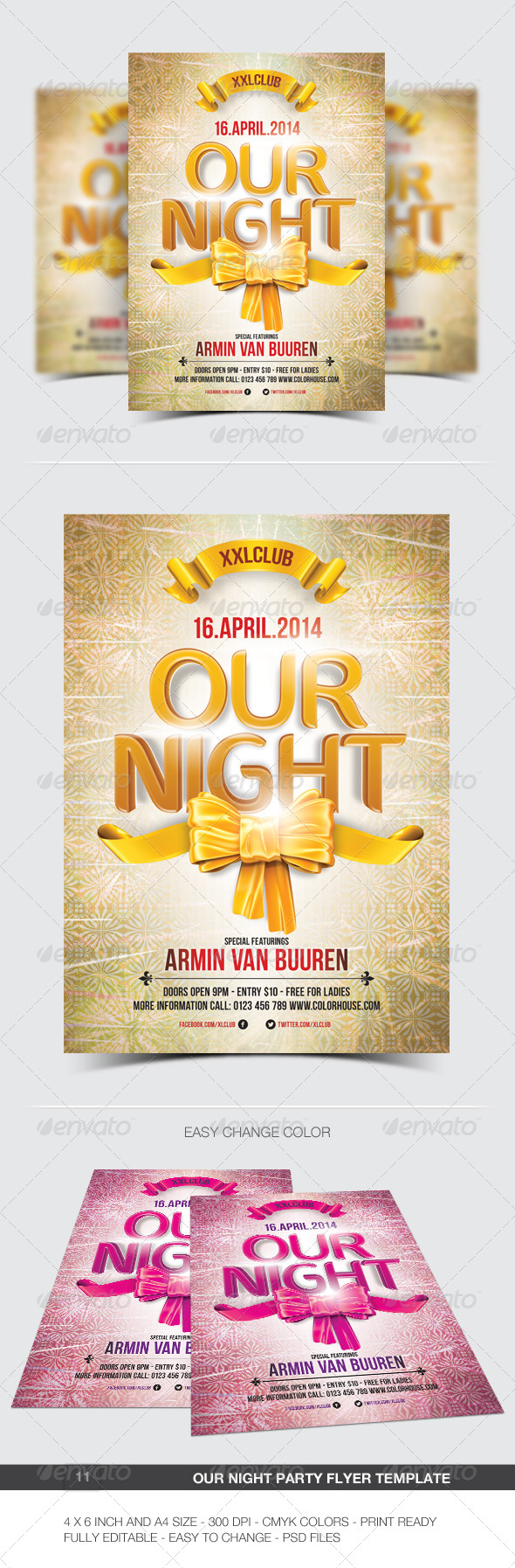 Our Night Party Flyer / Poster - 11 - Events Flyers