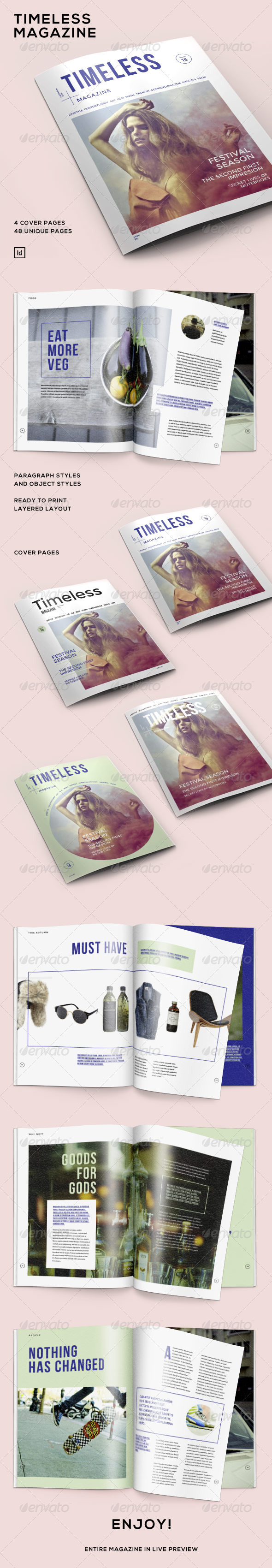 Timeless Magazine - Magazines Print Templates