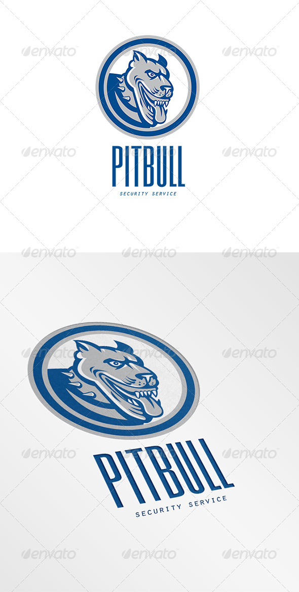 Pitbull Security Services Logo - Animals Logo Templates