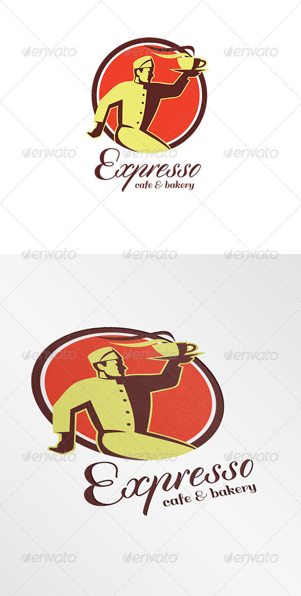 Expresso Cafe and Bakery Logo - Humans Logo Templates
