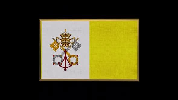 Vatican 3D Flag alt