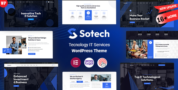 Sotech – IT & Technology Business Consulting  WordPress Theme