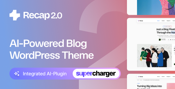 Recap – Modern Thematic Blog WordPress Theme