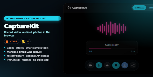 CaptureKit | HTML5 Media Capture Utility