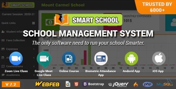 Smart School : School Management System Nulled