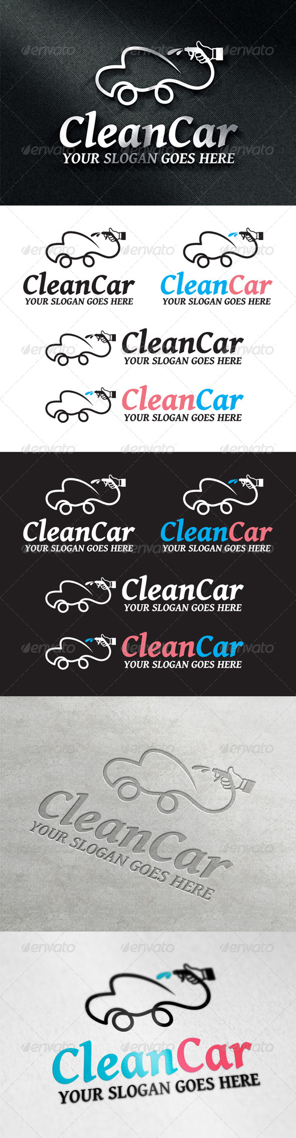 CleanCar Logo - Objects Logo Templates
