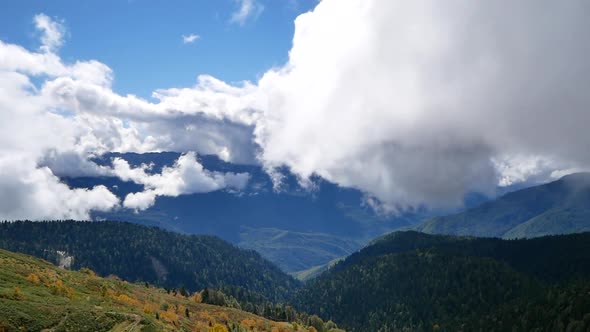 Clouds Over The Mountains