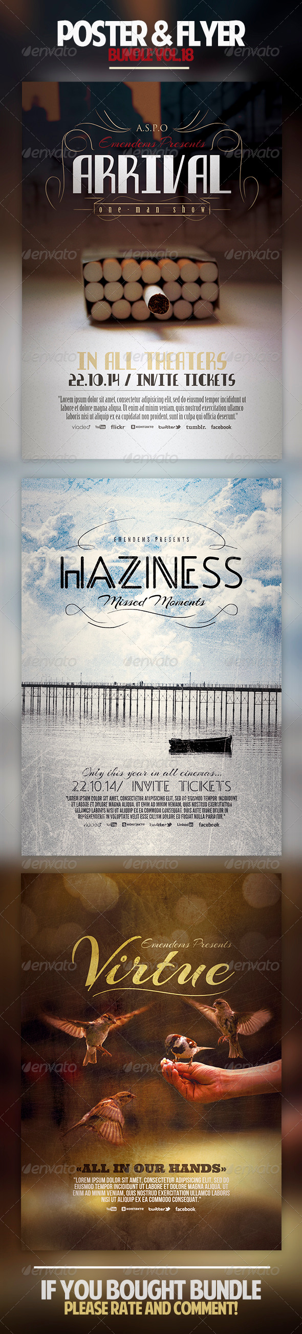 Poster & Flyer Bundle Vol.18 - Miscellaneous Events