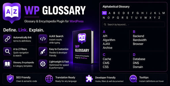 WP Glossary - Encyclopedia / Lexicon / Knowledge Base / Wiki / Dictionary