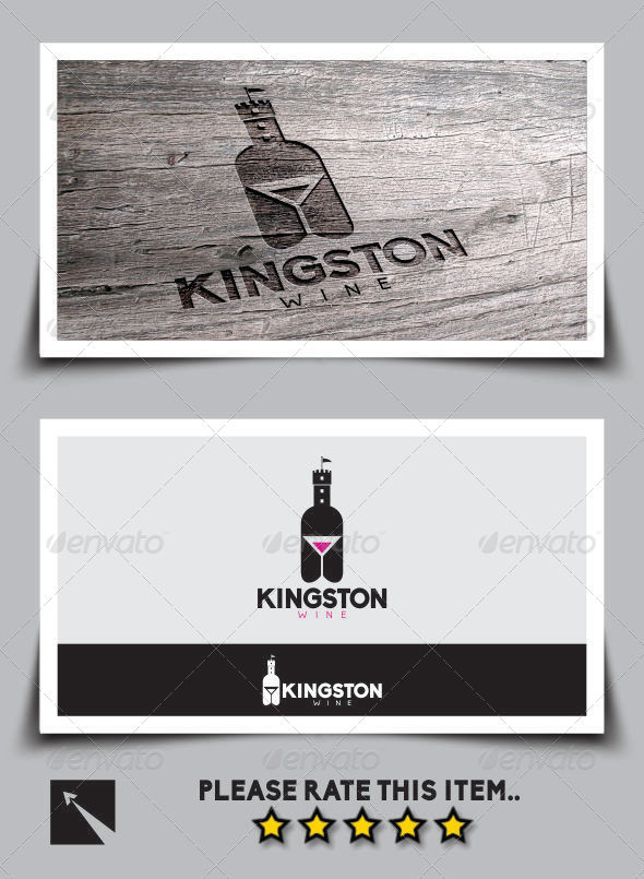 Kingston Wine Logo Template - Logo Templates