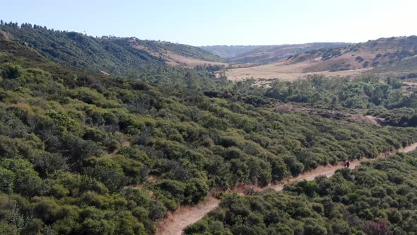Aerial View of Los Penasquitos Canyon Preserve, San Diego alt