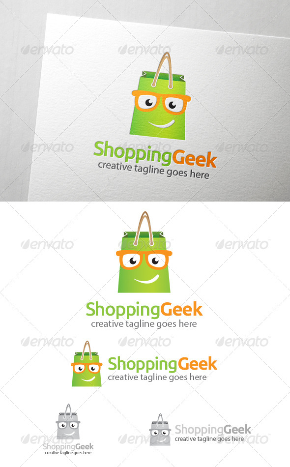 Shopping Geek Logo - Humans Logo Templates