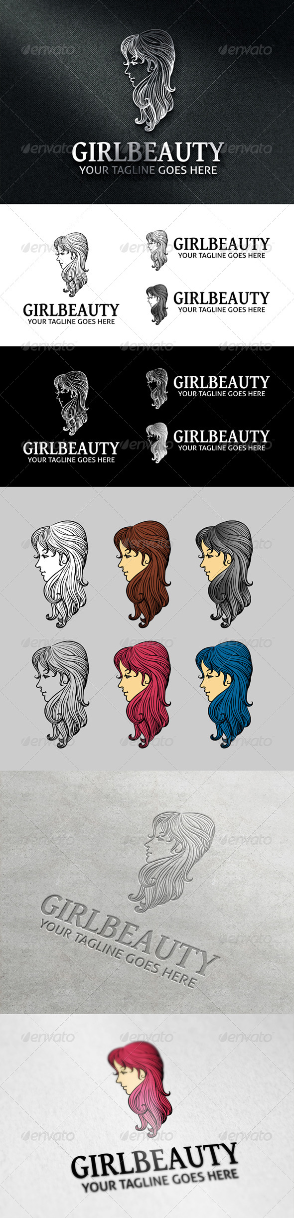 GirlBeauty Logo - Humans Logo Templates