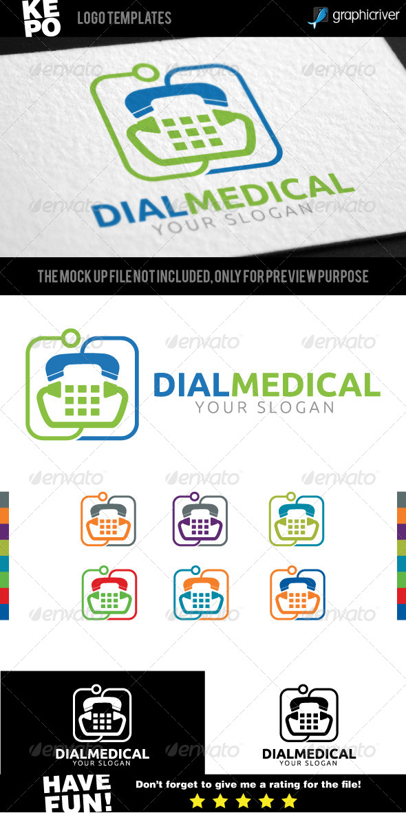 Dial Medical Logo - Symbols Logo Templates