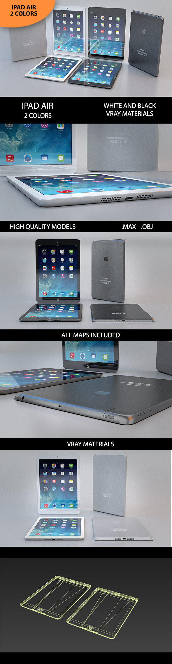 3D Ipad Air - 3Docean 6959288